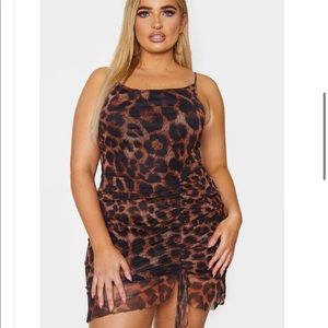 PrettyLittleThing Cheetah Dress